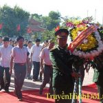 Bộ chỉ huy quân sự tỉnh và huyện Đô Lương tổ chức lễ an táng hài cốt Liệt sỹ tại nghĩa trang huyện Đô Luơng.
